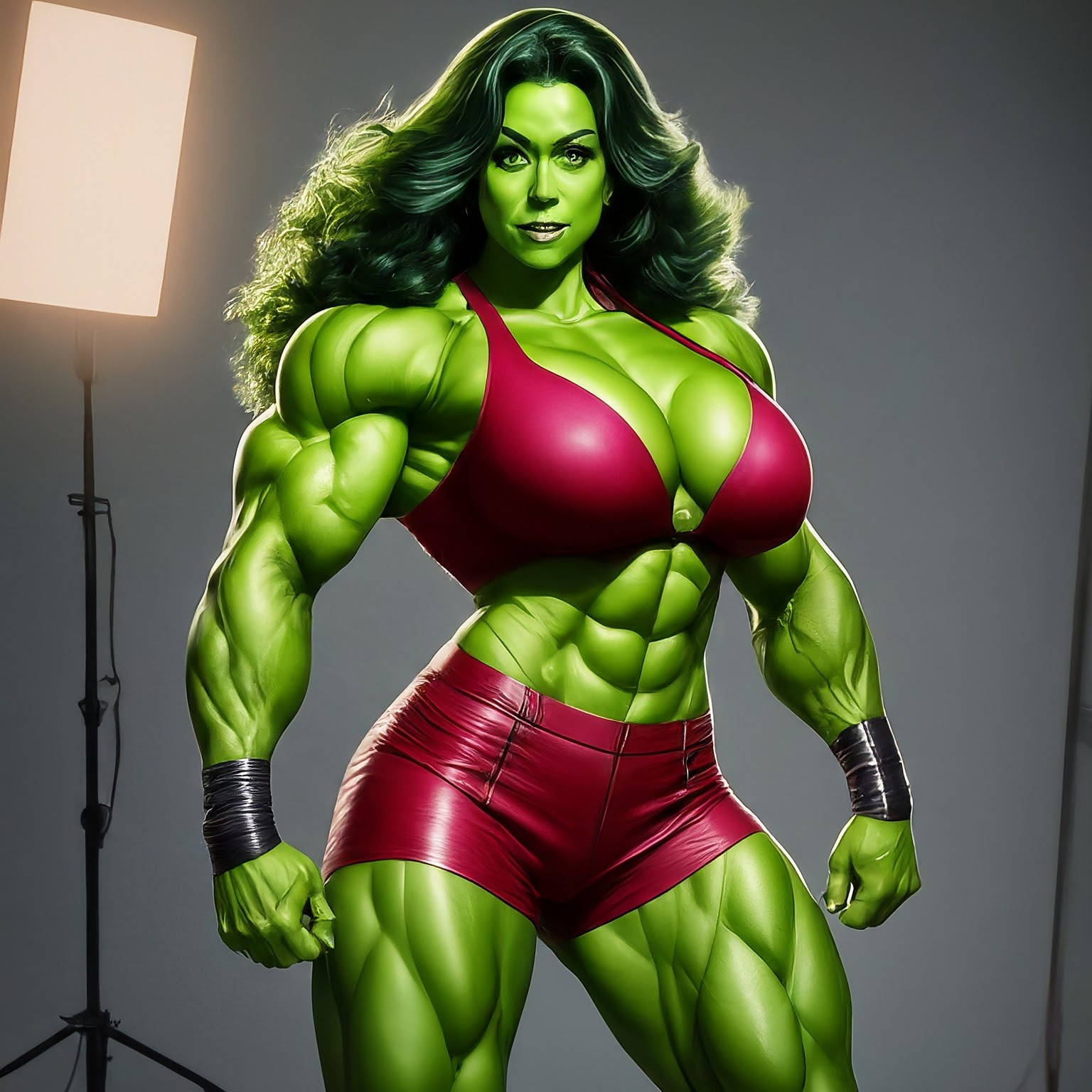 She-Hulk A.I. Art by Mister Squeezable