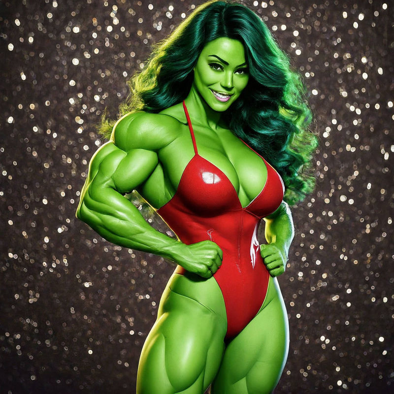 She-Hulk A.I. Art by Mister Squeezable
