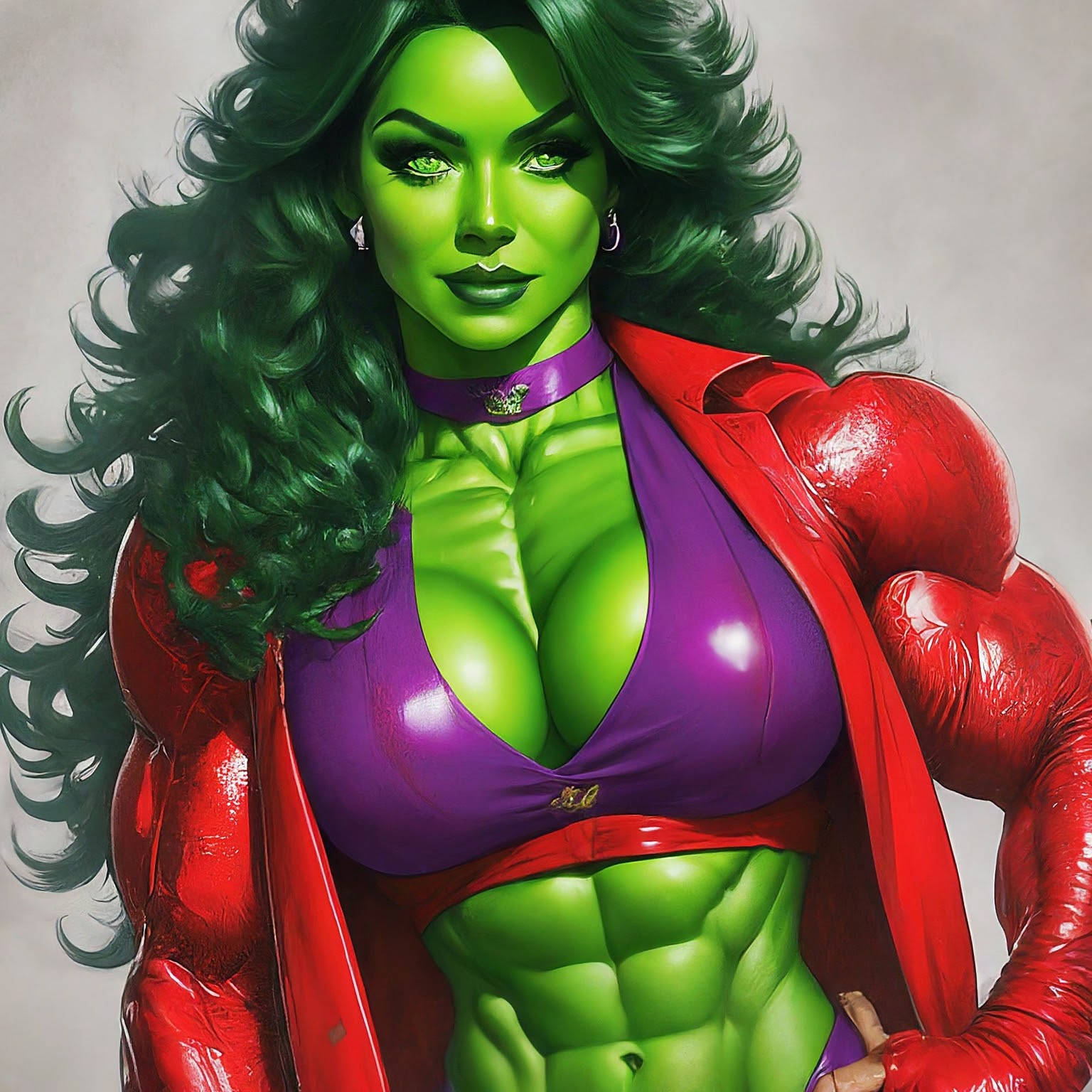 She-Hulk, A.I. Art by Mister Squeezable